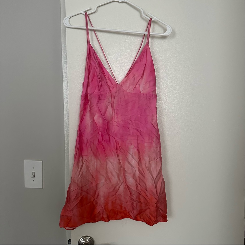 Pink Ombre Slip Dress
